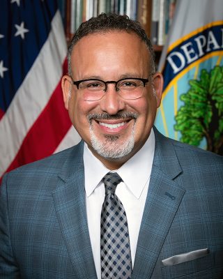 US Secretary of Education Miguel Cardona